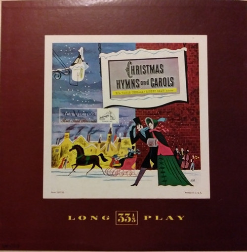 The Robert Shaw Chorale - Christmas Hymns And Carols - RCA Victor Red Seal - LM-1112, LM 1112 - LP, Album, Mono 2407648229
