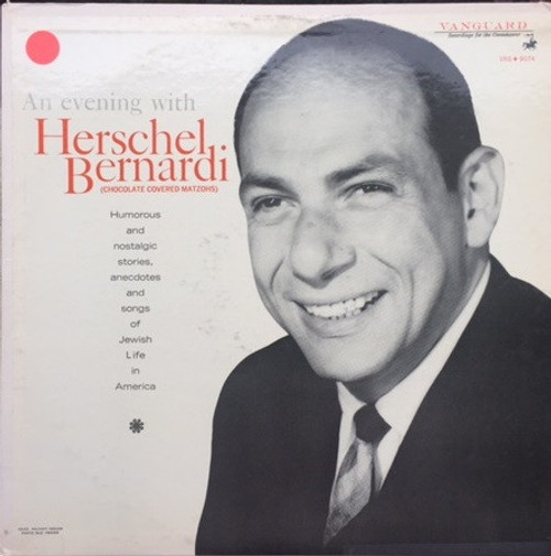 Herschel Bernardi - Chocolate Covered Matzohs - Vanguard - VRS 9074 - LP, Album 2403408932