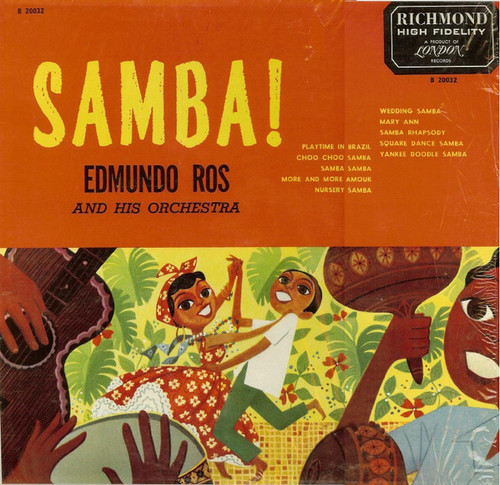 Edmundo Ros & His Orchestra - Samba! - Richmond - B 20032 - LP, Album 2396033494