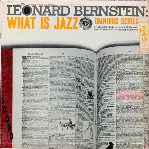 Leonard Bernstein - What Is Jazz? - Columbia - CL 919 - LP, Album, Mono, Bri 2482022888