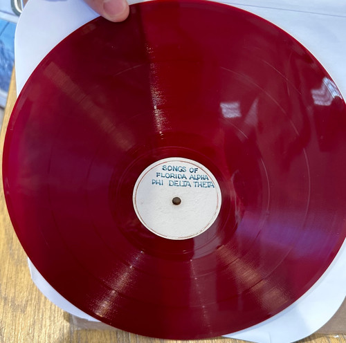 Songs of Florida A - Phi Delta Theta LP Record University of Florida Fraternity