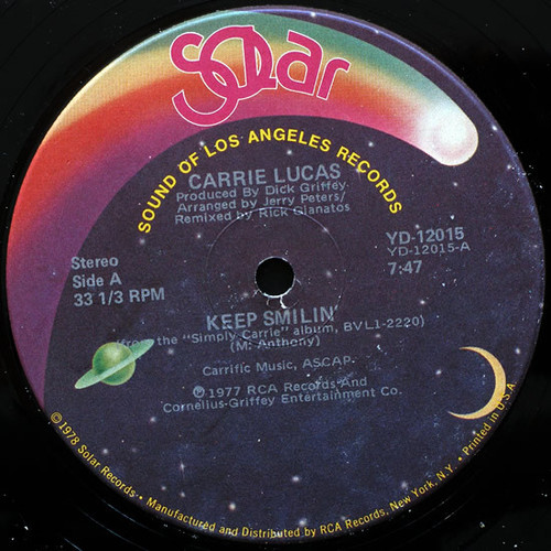 Carrie Lucas - Keep Smilin' (12")