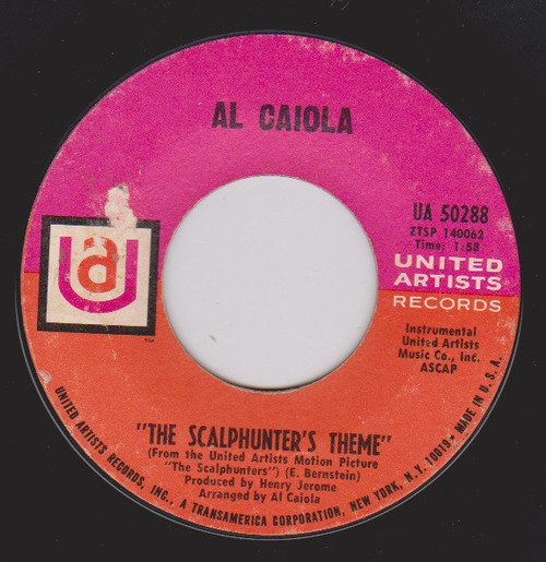 Al Caiola - The Scalphunter's Theme (7", Single)