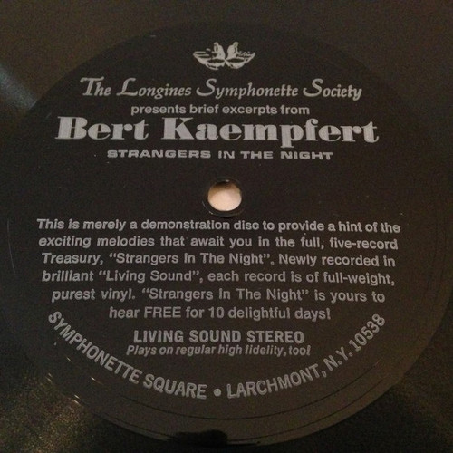 Bert Kaempfert - Strangers In The Night (Flexi, 7", S/Sided, Smplr)