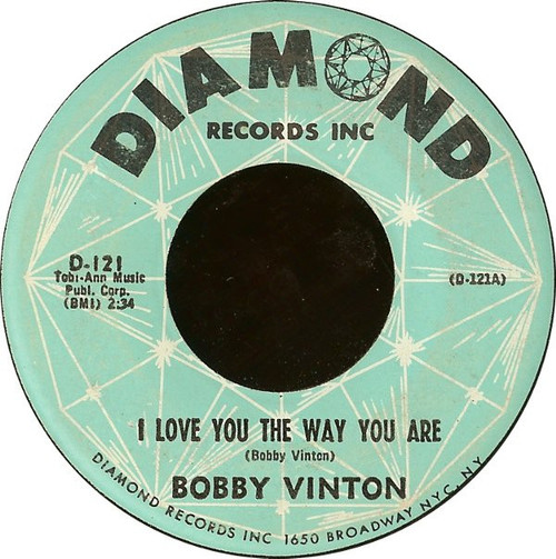 Bobby Vinton / Chuck & Johnny - I Love You The Way You Are (7")