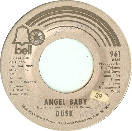 Dusk (10) - Angel Baby / If We Just Leave Today (7")