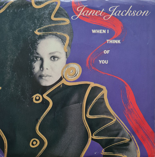 Janet Jackson - When I Think Of You (7", Single, Styrene, Ind)