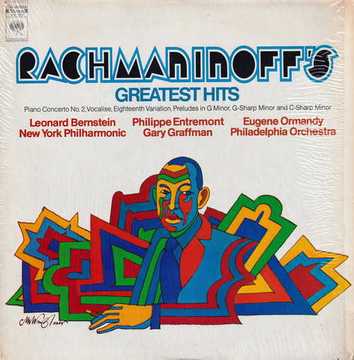 Rachmaninoff* / Leonard Bernstein / New York Philharmonic* / Philippe Entremont / Gary Graffman / Eugene Ormandy / Philadelphia Orchestra* - Rachmaninoff's Greatest Hits (LP, Album, Comp)