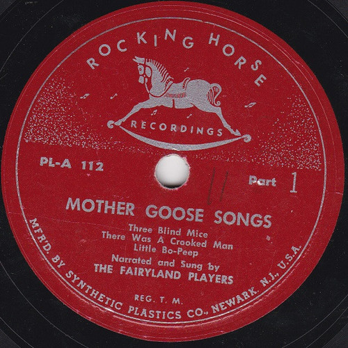 The Fairyland Players - Mother Goose Songs / Alphabet Song (7")