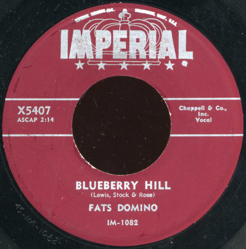 Fats Domino - Blueberry Hill (7", Single, Mar)
