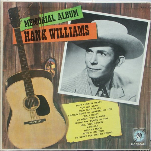 Hank Williams With His Drifting Cowboys - Memorial Album (LP, Album, RE)
