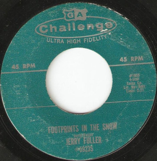 Jerry Fuller - Footprints In The Snow / Hollywood Star (7", Single)