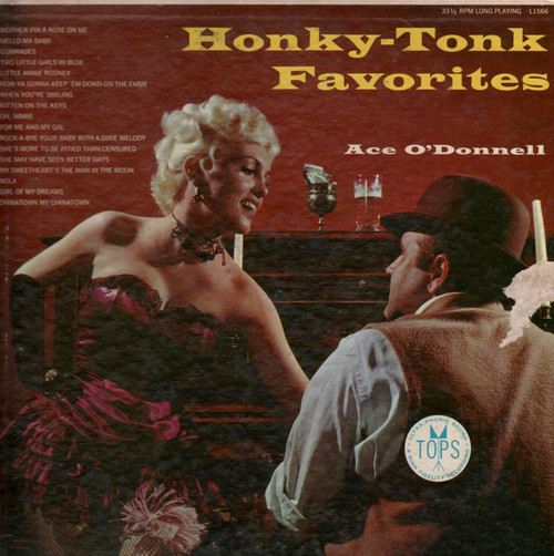 Ace O'Donnell - Honky-Tonk Favorites (LP, Album, Mono)
