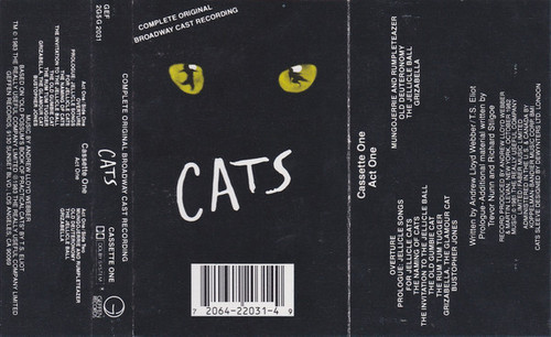 Andrew Lloyd Webber - Cats: Complete Original Broadway Cast Recording (2xCass)