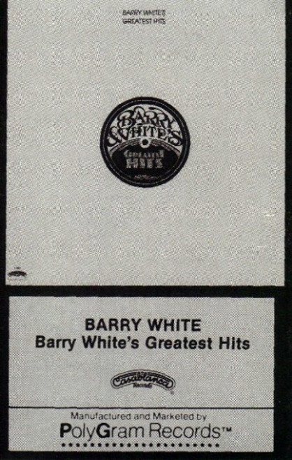 Barry White - Barry White's Greatest Hits (Cass, Comp, RE)