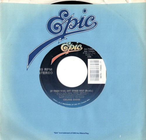 Celine Dion* - (If There Was) Any Other Way (7", Single)