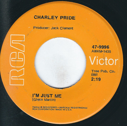 Charley Pride - I'm Just Me (7", Hol)
