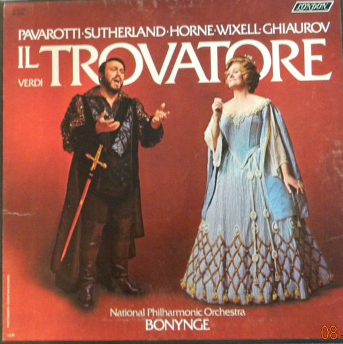 Verdi*, Bonynge*, National Philharmonic Orchestra, Pavarotti*, Sutherland*, Horne*, Wixell*, Ghiaurov* - Il Trovatore (3xLP + Box)