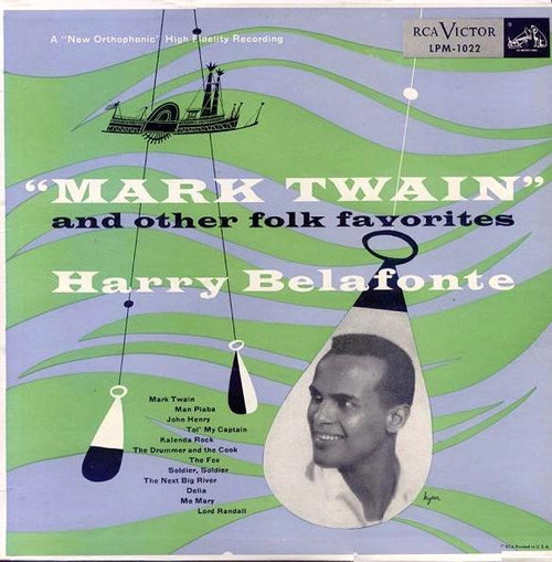 Harry Belafonte - "Mark Twain" And Other Folk Favorites (LP, Album, Mono, RP, Roc)