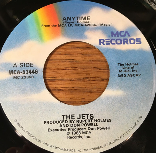 The Jets - Anytime (7", Single)