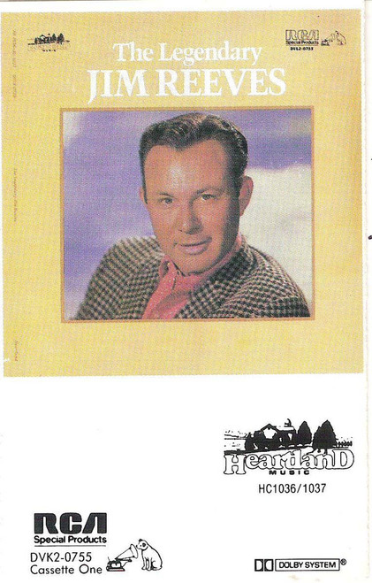 Jim Reeves - The Legendary Jim Reeves (2xCass, Comp)