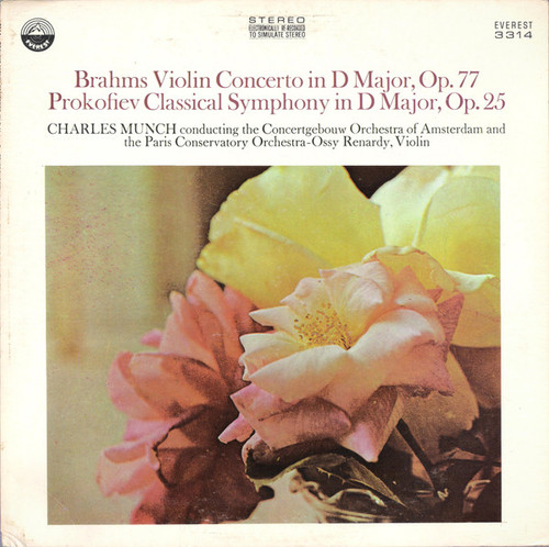 Brahms*, Prokofiev*, Charles Munch, Concertgebouw Orchestra Of Amsterdam*, Paris Conservatory Orchestra* - Violin Concerto In D Major, Op. 77 / Classical Symphony In D Major, Op. 25 (LP, Comp) Brahms*, Prokofiev*, Charles Munch, Concertgebouw Orchestra Of Amsterdam*, Paris Conservatory Orchestra* - Violin Concerto In D Major, Op. 77 / Classical Symphony In D Major, Op. 25 (LP, Comp)