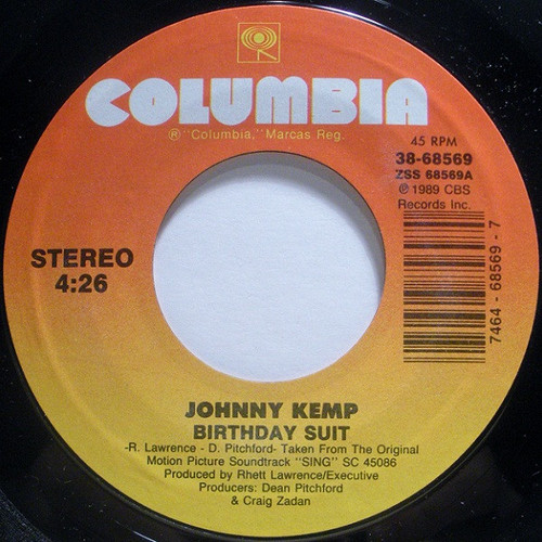Johnny Kemp - Birthday Suit (7", Single)