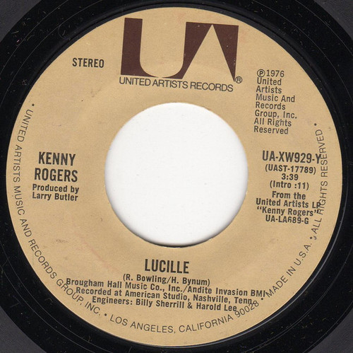 Kenny Rogers - Lucille (7", Single, Ter)