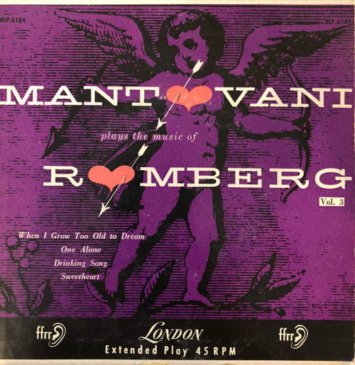 Mantovani And His Orchestra - Selections From "Sigmund Romberg Suite" - Vol. 3 (7")