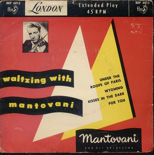 Mantovani And His Orchestra - Waltzing With Mantovani (7", EP)