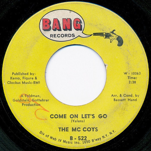 The Mc Coys* - Come On Let's Go (7", Single)