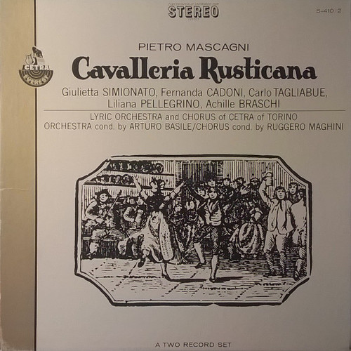 Pietro Mascagni / Arturo Basile / Ruggero Maghini - Cavalleria Rusticana (2xLP, Album + Box)