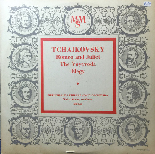 Pyotr Ilyich Tchaikovsky, Netherlands Philharmonic Orchestra*, Walter Goehr - Romeo And Juliet/The Voyevoda/Elegy (10")