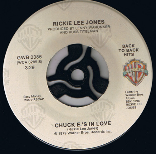 Rickie Lee Jones - Chuck E.'s In Love / Young Blood (7", Single)