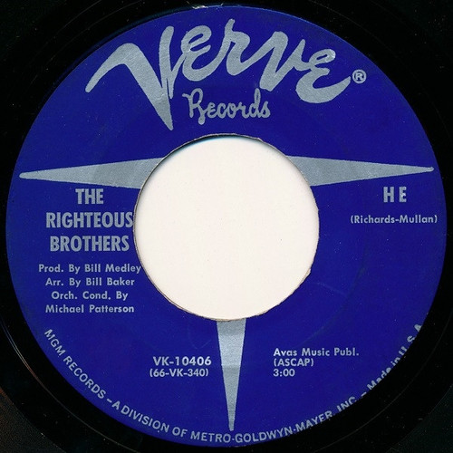 The Righteous Brothers - He / He Will Break Your Heart (7", Single)