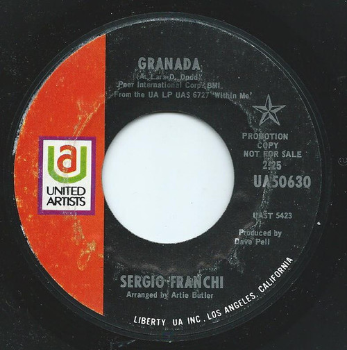 Sergio Franchi - Granada (7", Promo)