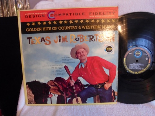 Texas Jim Robertson - Golden Hits Of Country & Western Music (LP, Album)