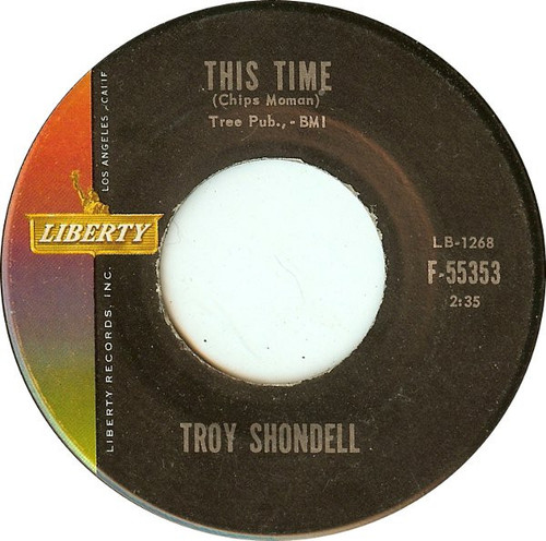 Troy Shondell - This Time (7", Single, Mon)