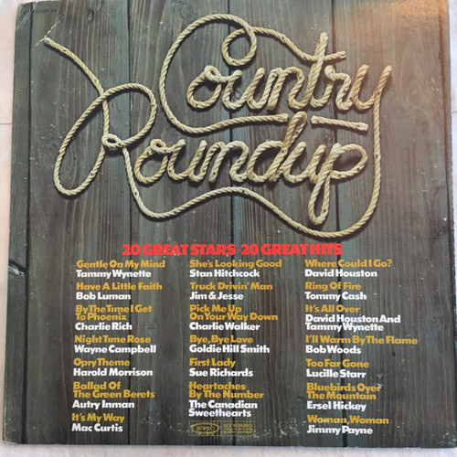 Various - Country Roundup: 20 Great Stars - 20 Great Hits (2xLP, Comp)