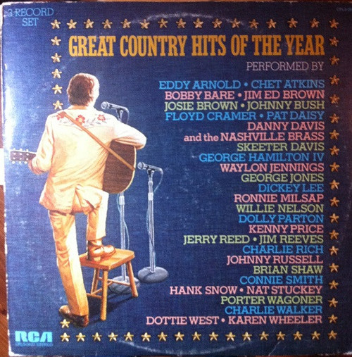 Various - Great Country Hits Of The Year (3xLP, Comp)