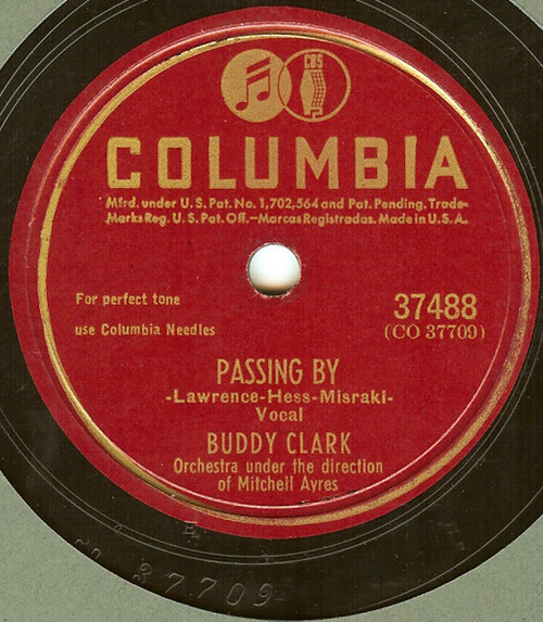 Buddy Clark (3) - An Apple Blossom Wedding (Shellac, 10")