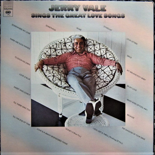 Jerry Vale - Jerry Vale Sings The Great Love Songs (2xLP, Comp)