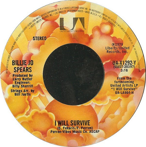 Billie Jo Spears - I Will Survive (7", Ter)