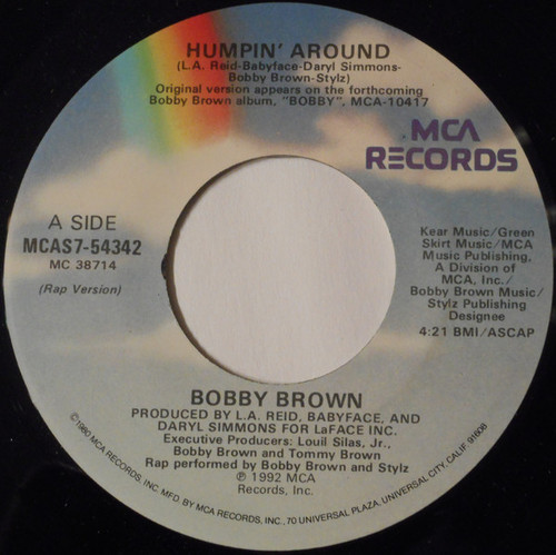 Bobby Brown - Humpin' Around (7", Single)