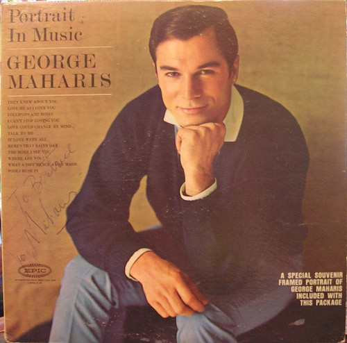 George Maharis - Portrait In Music (LP, Album, Mono)
