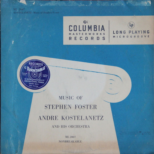 Andre Kostelanetz And His Orchestra* - Music Of Stephen Foster (10")