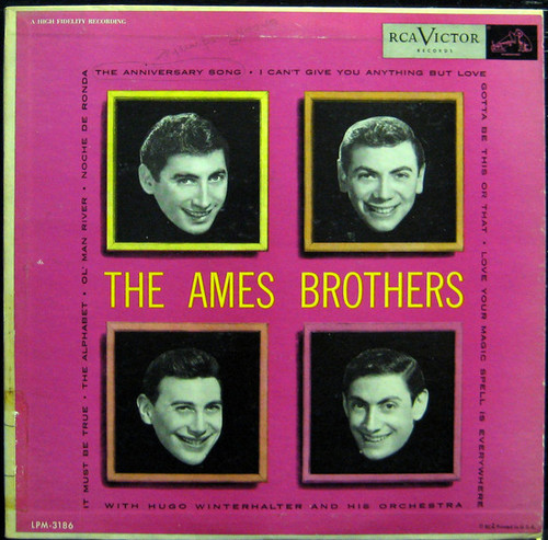 The Ames Brothers - The Ames Brothers (10", Album, Mono)