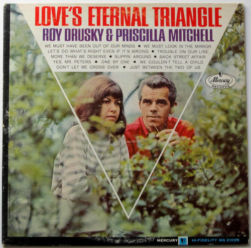Roy Drusky & Priscilla Mitchell - Love's Eternal Triangle (LP, Mono)
