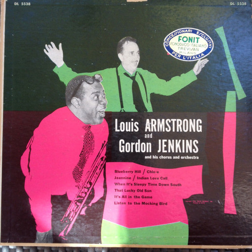 Louis Armstrong And Gordon Jenkins - Louis Armstrong And Gordon Jenkins (10", Mono)