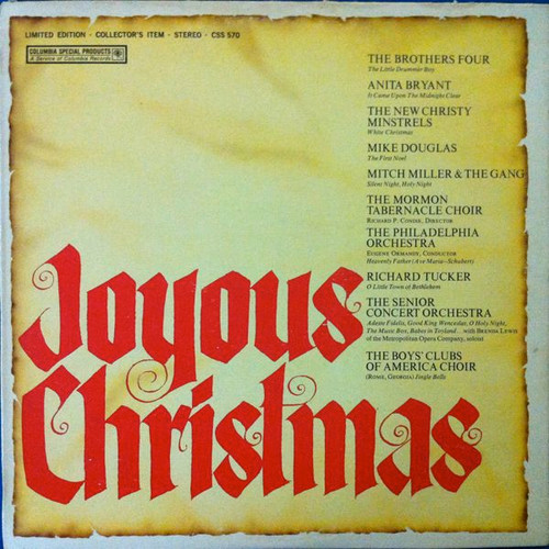 Various - Joyous Christmas (LP, Album, Comp, Ltd)